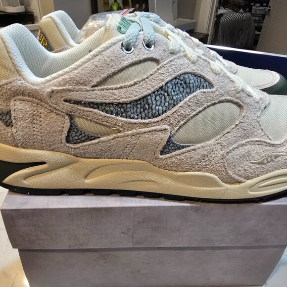 Saucony x Colour Plus Companie Grid Shadow 2 ‘Arctic Trek’ Mens Size 12 Sneakers - Picture 6 of 11